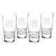 Monogrammed 16.25 oz. Highball Glass Set of 4 Image 1 of 6